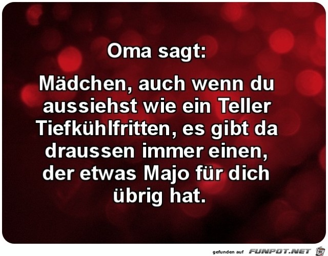 Oma sagt... Oma sagt...