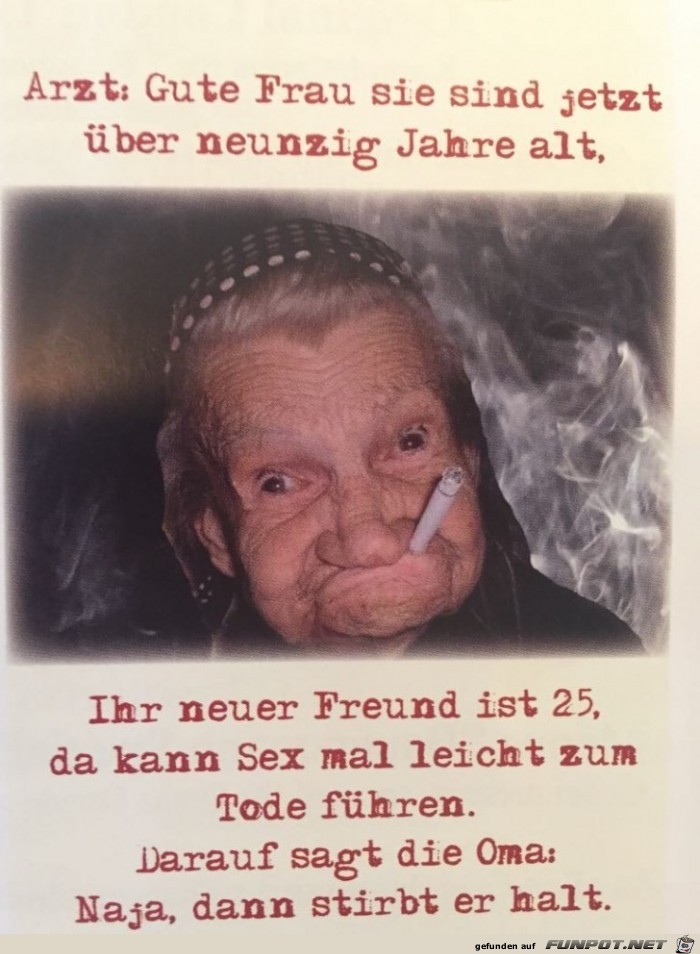 Sex kann leicht zum Tode führen Sex kann leicht zum Tode führen