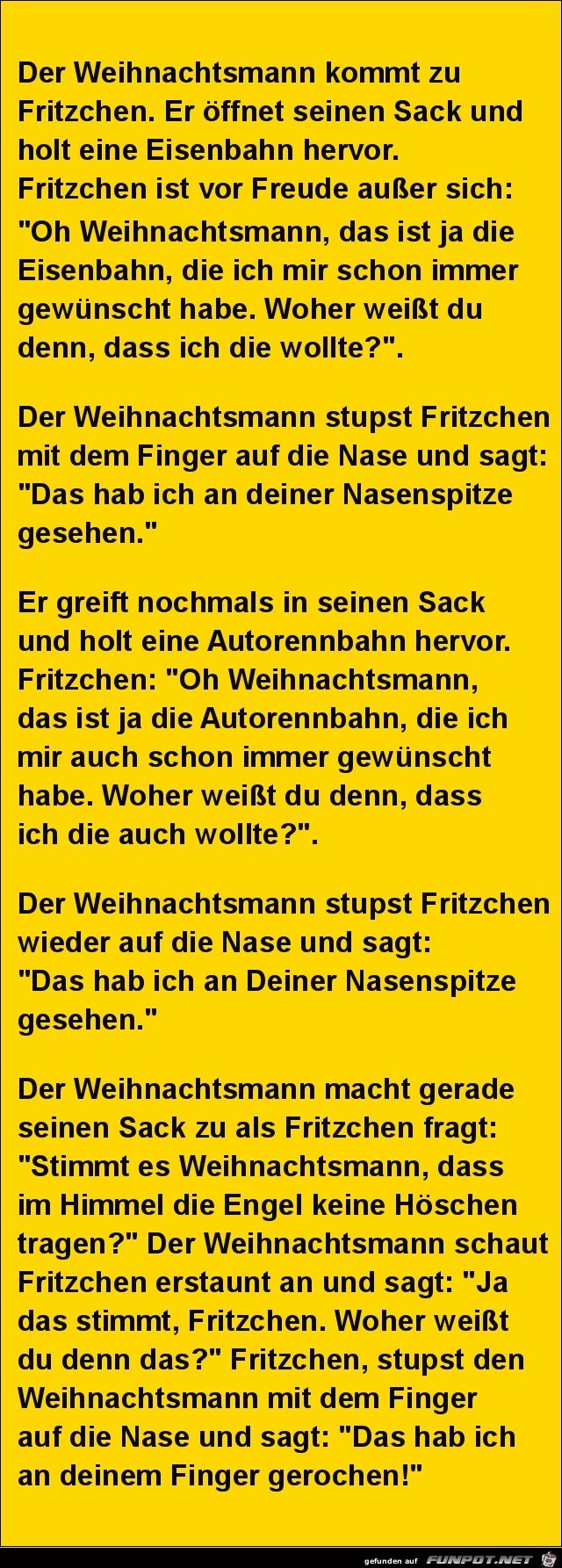 der Weihnachtsmann kommt zu Fritzchen....... der Weihnachtsmann kommt zu Fritzchen.......