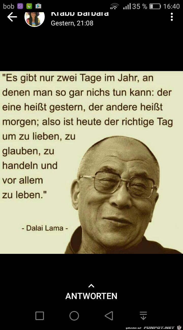 Es gibt nur 2Tage im Jahr Es gibt nur 2Tage im Jahr
