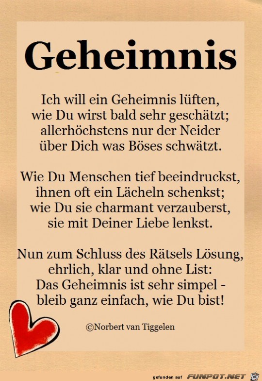 Geheimnis 2018