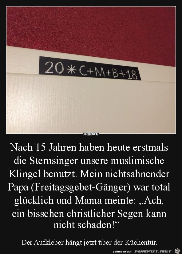 nach 15 Jahren haben heute erstmals ....... nach 15 Jahren haben heute erstmals .......