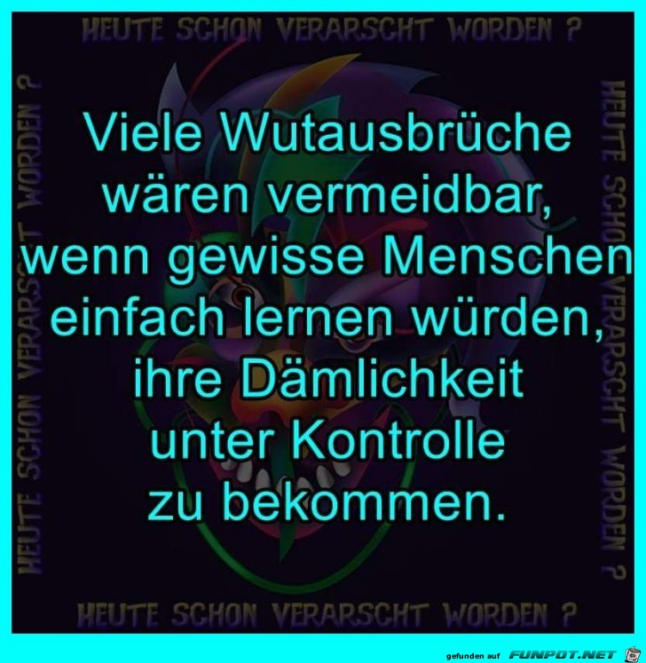 Wutausbrüche Wutausbrüche