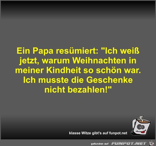Ein Papa resümiert Ein Papa resümiert