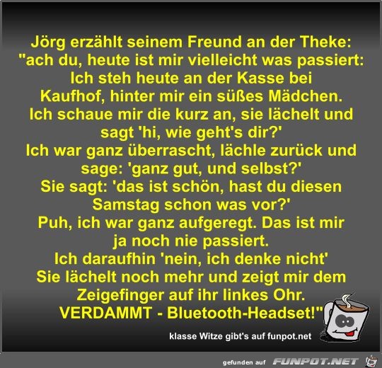 Jörg erzählt seinem Freund an der Theke Jörg erzählt seinem Freund an der Theke