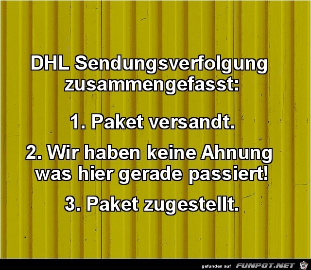 DHL-Sendungsverfolgung DHL-Sendungsverfolgung