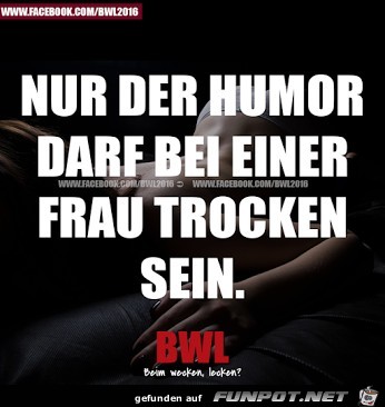 der Humor einer Frau