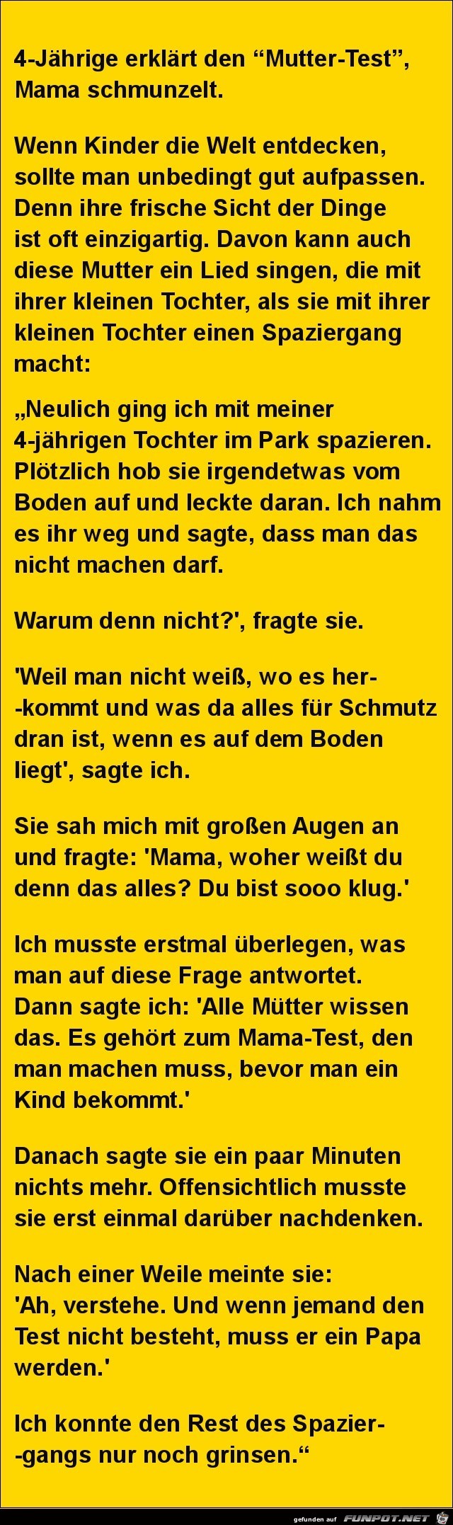 4-Jährge erklärt den Mutter-Test 4-Jährge erklärt den Mutter-Test