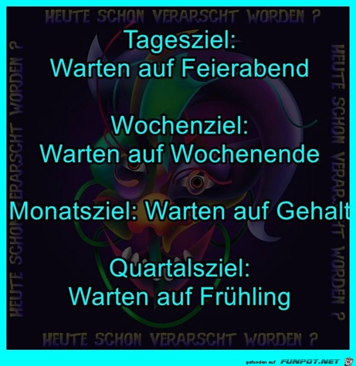 Tagesziel Tagesziel
