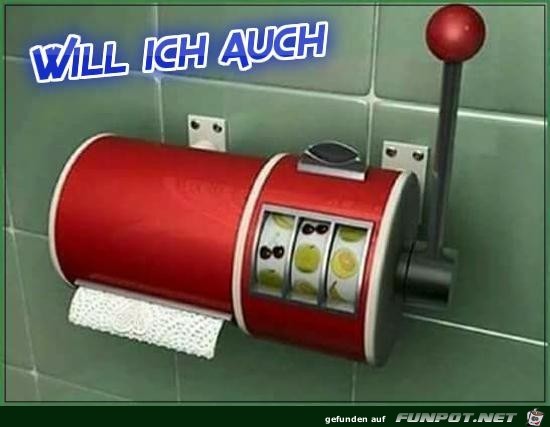 Will ich auch. Will ich auch.