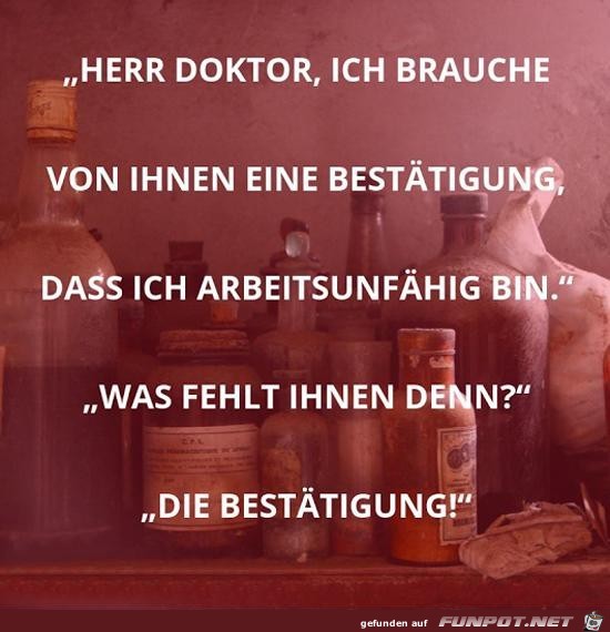 Eine Bestätigung Eine Bestätigung