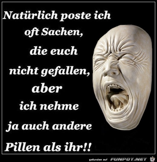 Natrlich poste ich...