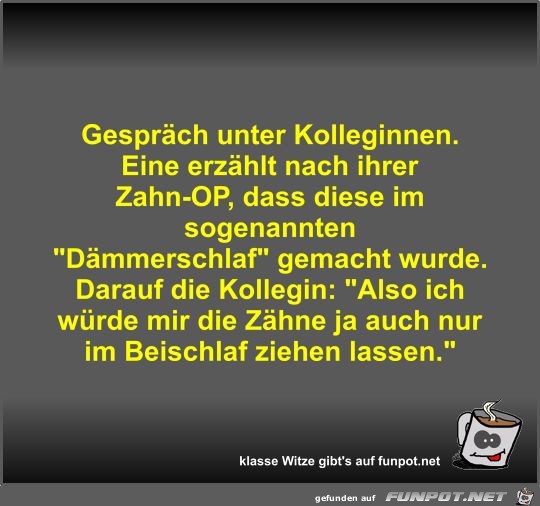 Gespräch unter Kolleginnen Gespräch unter Kolleginnen