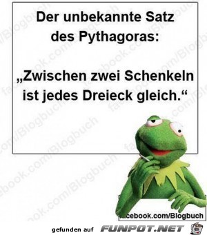 der unbekannte Satz des Pythagoras