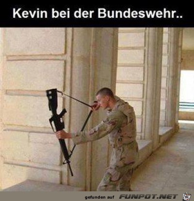 Kevin bei der Bundeswehr