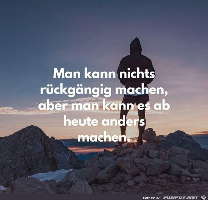 man kann nichts rckgngig machen......