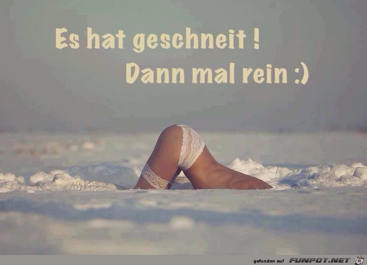 Es hat geschneit Es hat geschneit