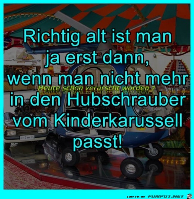 Richtig alt