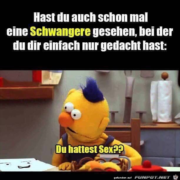 Schwangere gesehen