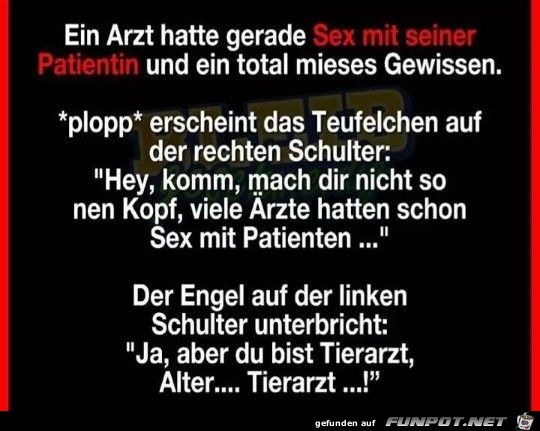 Arzt mit schlechtem Gewissen