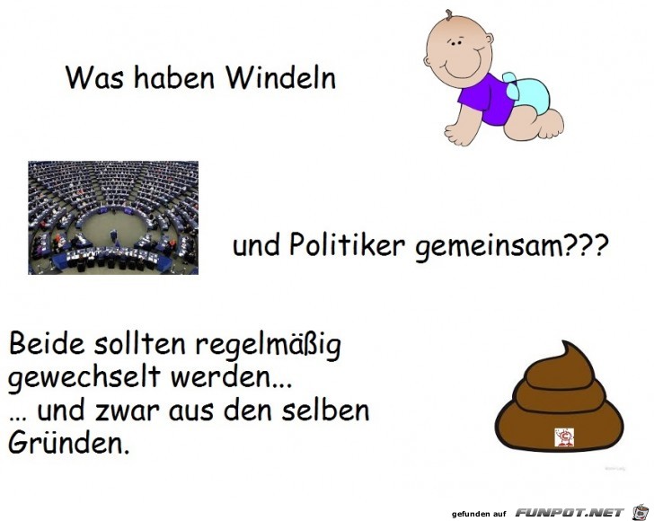 Windeln und Politiker Windeln und Politiker