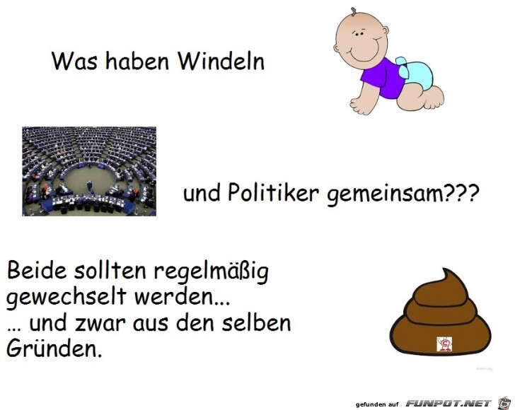 Windeln und Politiker