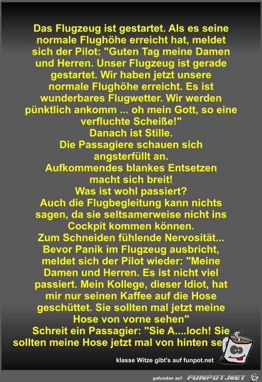 Das Flugzeug ist gestartet Das Flugzeug ist gestartet