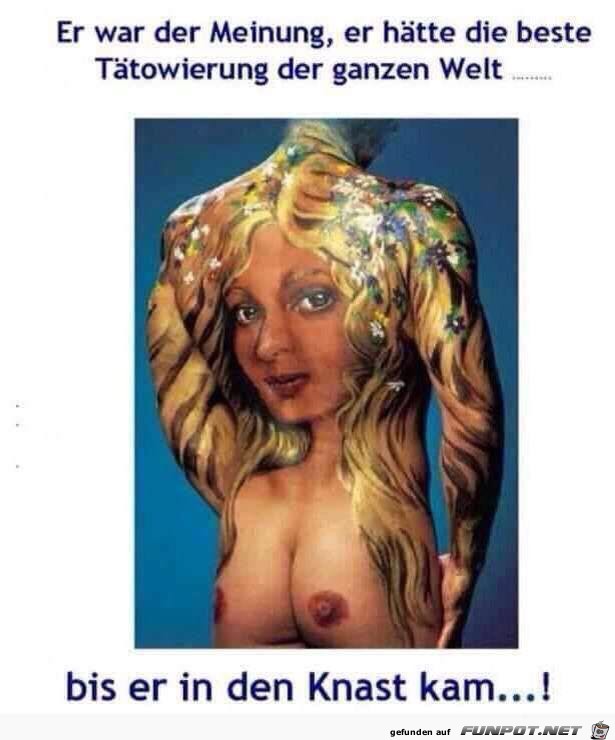 Tattoo mit event. Spätfolgen... Tattoo mit event. Spätfolgen...