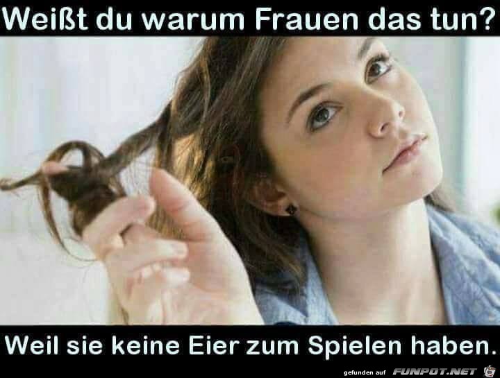 Haare kruseln...