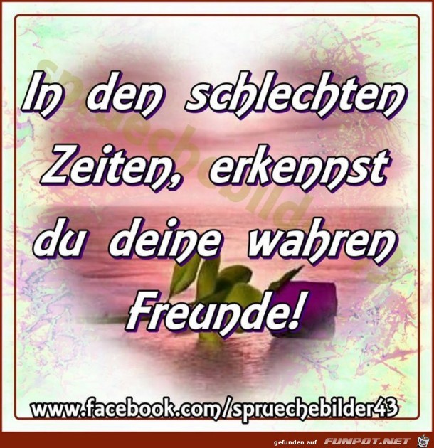 In schlechten Zeiten