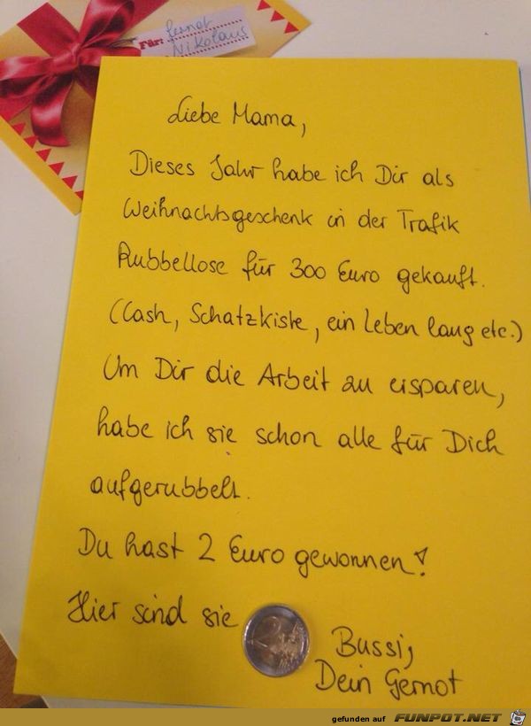 Weihnachtsgeschenk Weihnachtsgeschenk