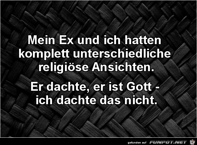 Unterschiedliche Ansichten Unterschiedliche Ansichten