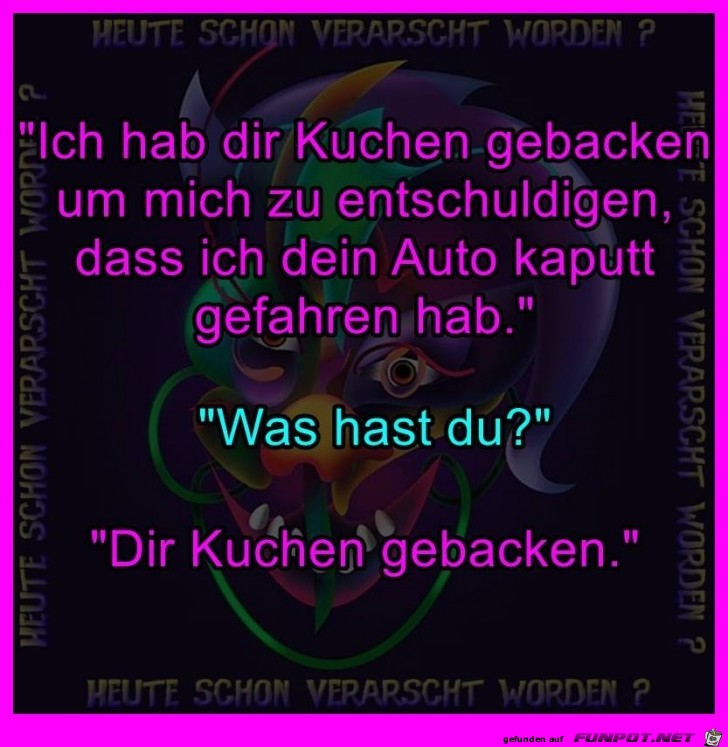 Kuchen gebacken Kuchen gebacken