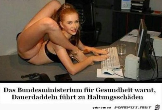 Zu viel gedaddelt Zu viel gedaddelt