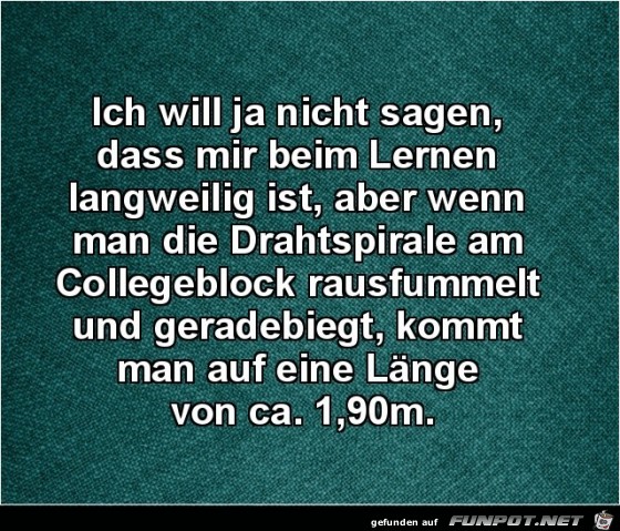 Beim Lernen Beim Lernen