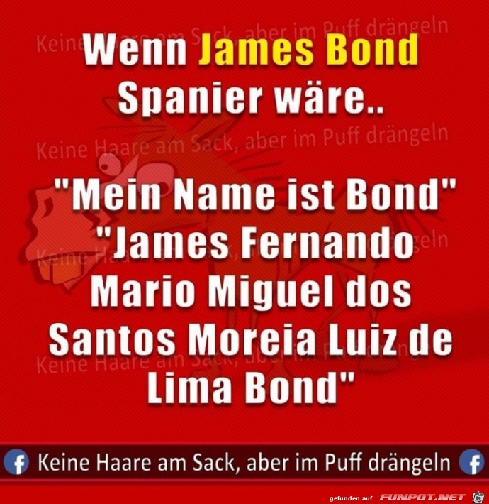 Wenn James Bond Spanier wäre Wenn James Bond Spanier wäre