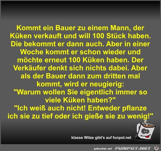 Kommt ein Bauer zu einem Mann Kommt ein Bauer zu einem Mann