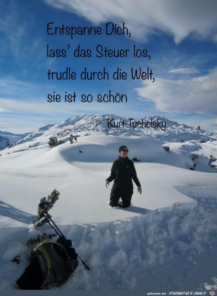 Entspanne dich Entspanne dich