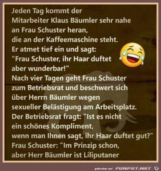 Fr. Schuster ihr Haar duftet Fr. Schuster ihr Haar duftet