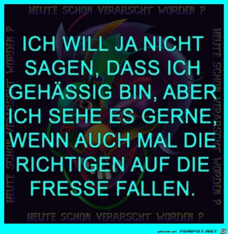 Auf die Fresse fallen