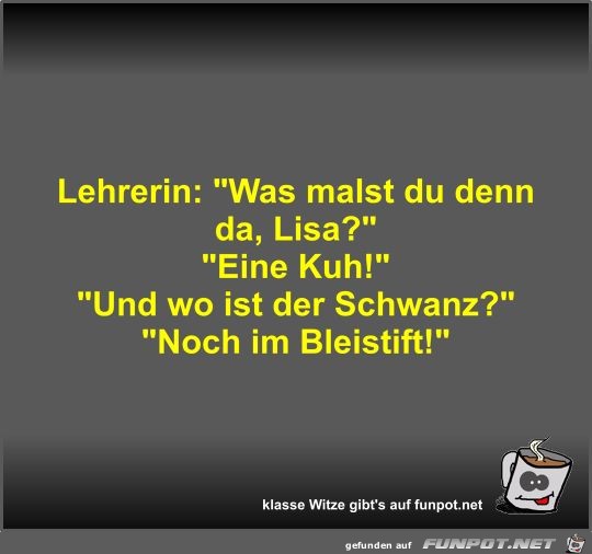 Lehrerin: 