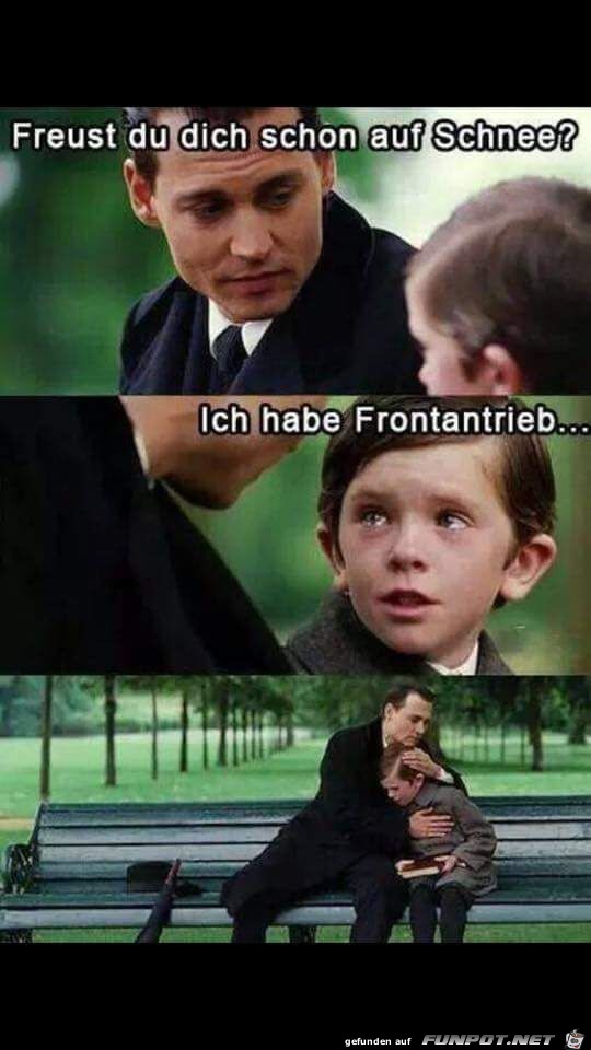 Freude auf Schnee