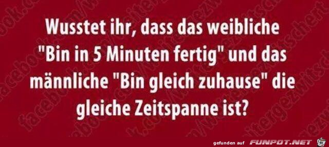 Zeitspanne zwischen Mann und Frau Zeitspanne zwischen Mann und Frau