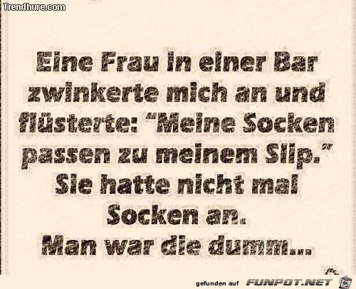 Socken passen zum Slip Socken passen zum Slip