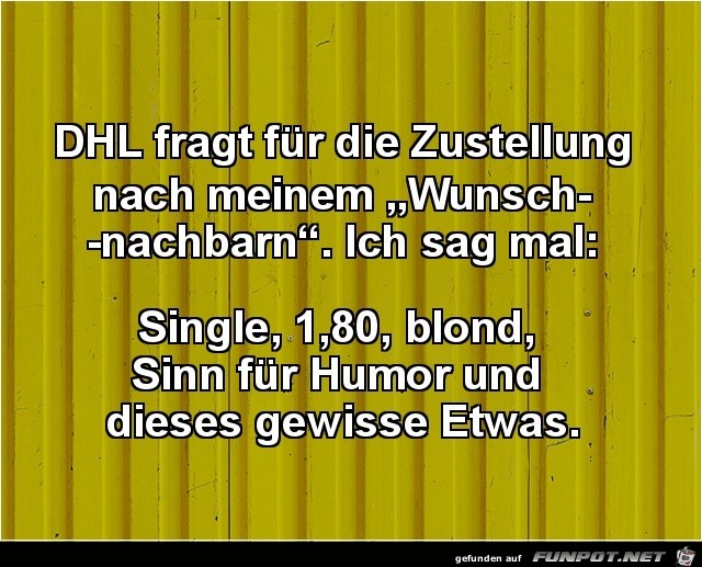 Der Wunschnachbar