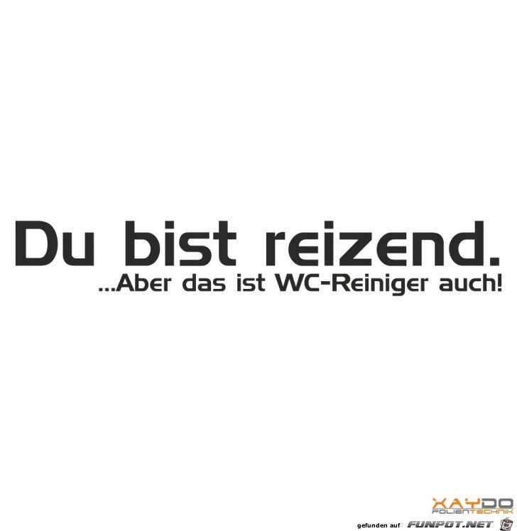 Du bist reizend