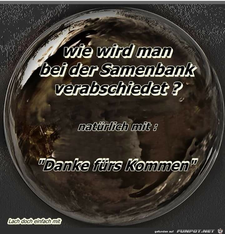 Danke fürs Kommen Danke fürs Kommen