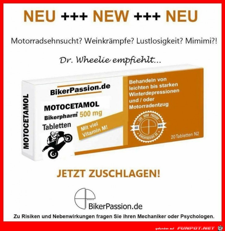 Gegen Winterdepressionen bei Bikern Gegen Winterdepressionen bei Bikern
