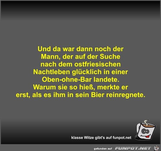 Und da war dann noch der Mann Und da war dann noch der Mann
