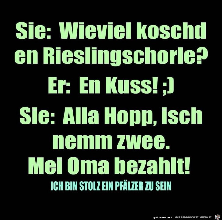 Rieslingschorle Rieslingschorle